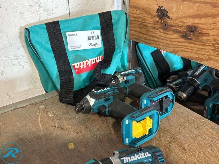 Makita XDT11 Impact Driver and XPH12 Drill with Bag, 18V