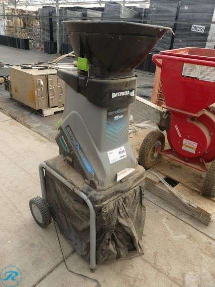 Earthwise GS70015 Electric Chipper Shredder with Collection Bag, 120V