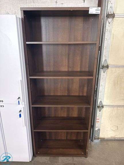 5-Tier Hardwood-Style Shelving Unit - Roller Auctions