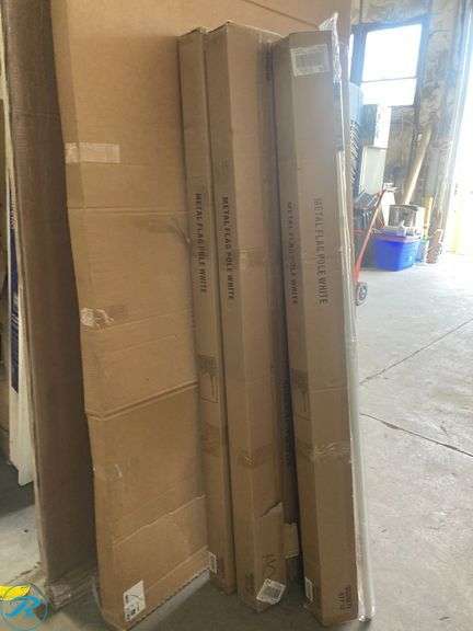 (60) New- Rain or Shine 5.75" Metal House Flag Pole - Roller Auctions