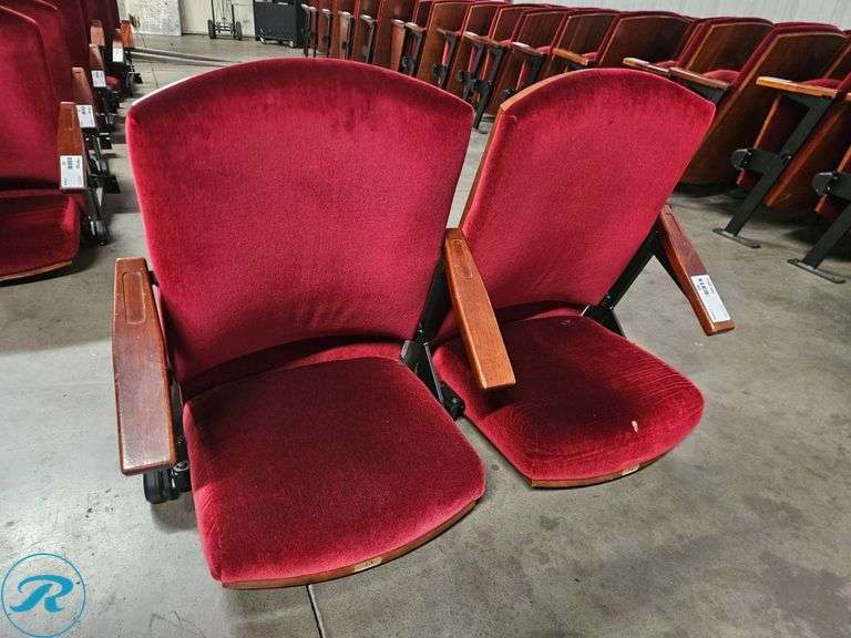 (2) Gates Concert Hall Wall Mount Seats From University of Denver