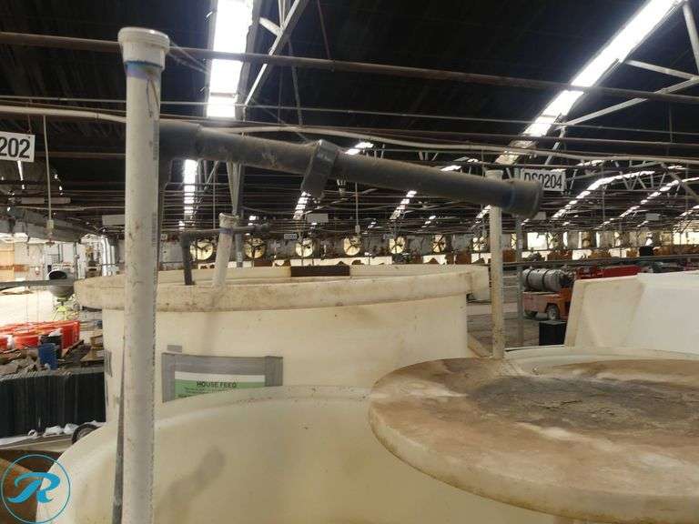 (4) Plastic Chemical Mixing Tanks - Roller Auctions