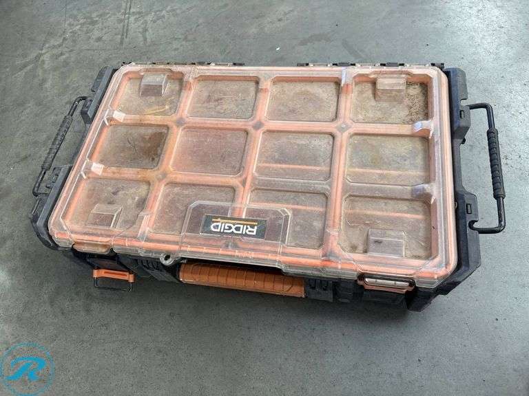 Small Rigid Case (3) Rigid Pro Organizer Cases with Transparent Lids - Roller Auctions