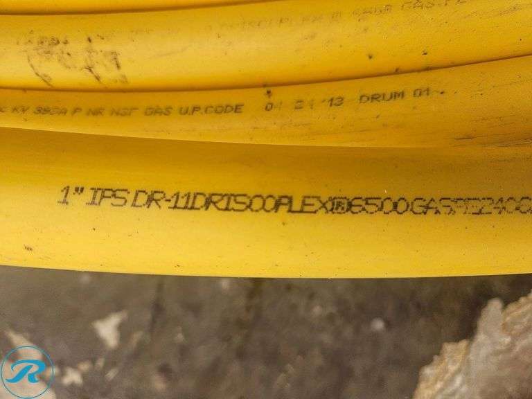 1″ IPS DR-11 Performance Pipe Driscoplex 6500 Gas PE2406/2708 - Roller Auctions