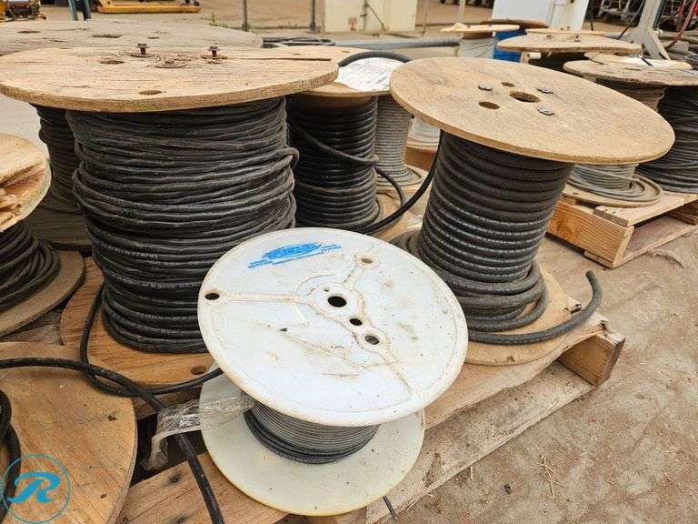 Pallet of Reels of Electrical Cables - Roller Auctions