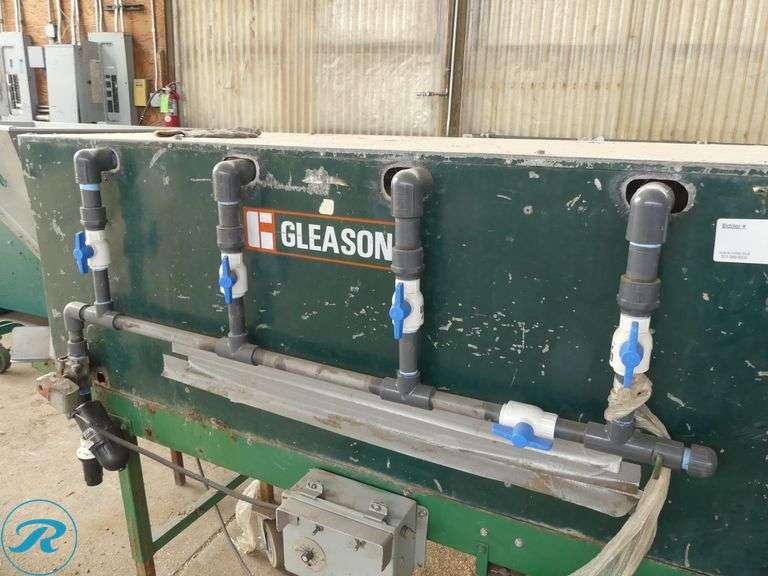 Gleason Water Tunnel, 66" x 28", 12" Belt, 110V - Roller Auctions