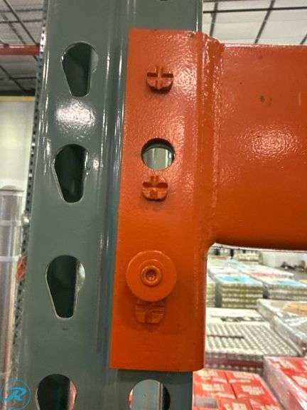 P85 16 Racking Pallet Racking Includes; (7) Uprights, 16' and (18) Crossmembers, 99 ...