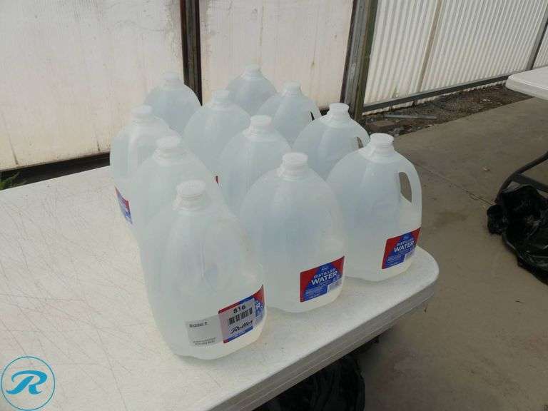 (11) Kroger Distilled Water 1-Gallon Bottles - Roller Auctions