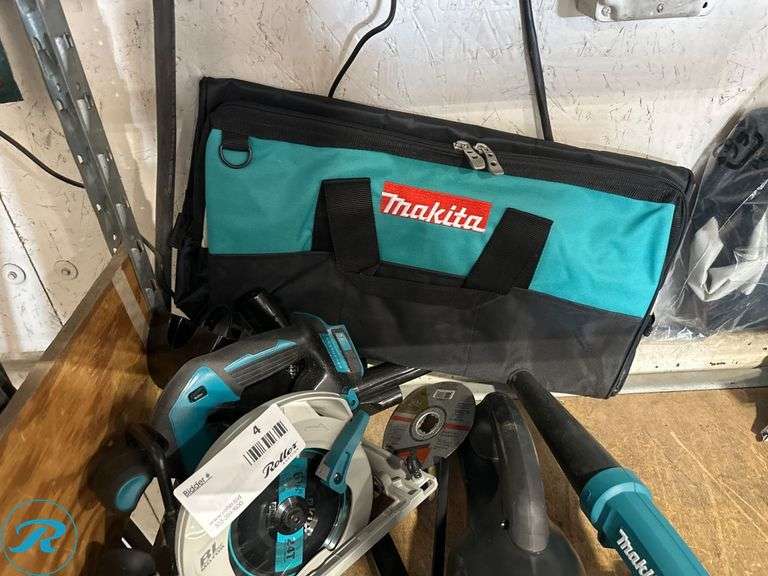 (6) Makita 18V Power Tools With Bag - Roller Auctions