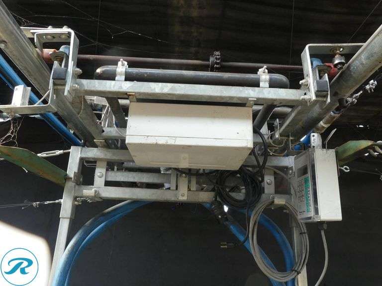GTI Common Sense Greenhouse 30′ Boom Irrigation System, 120′ Travel Rail, 100′ On-Rail Hose - Roller Auctions