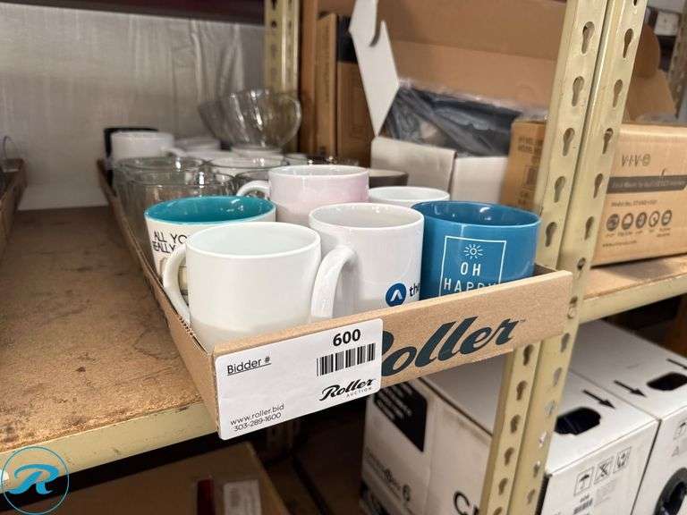 Ceramic and Glass Mugs and Cups - Roller Auctions