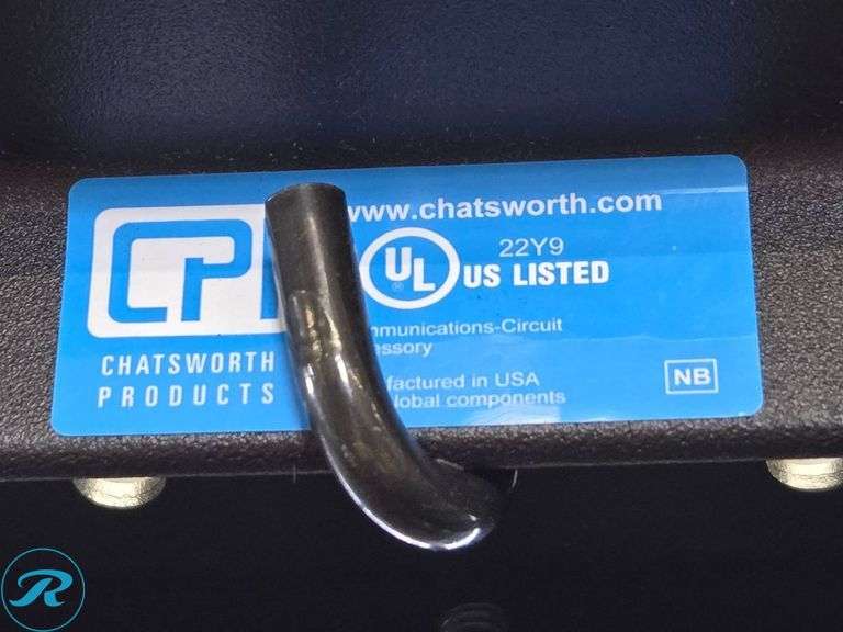 Chatsworth Products Server Rack With Components and Accessories - Roller Auctions