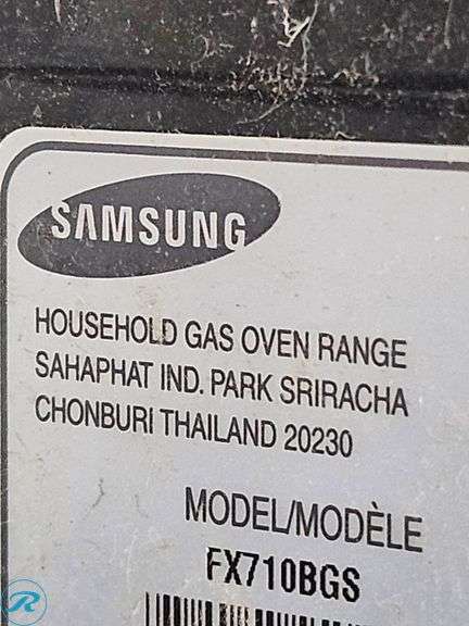 Samsung FX710BGS Household Gas Oven Range - Roller Auctions