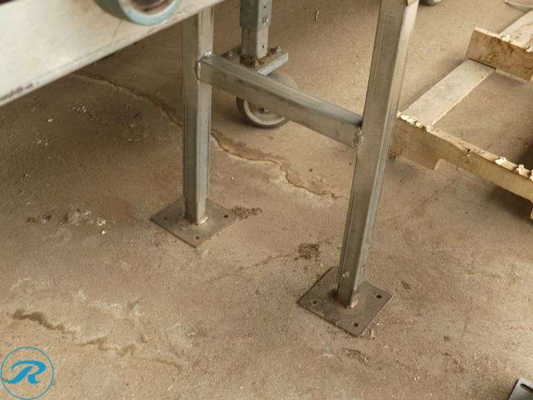 Line Conveyor, 120" Length, 13" Belt - Roller Auctions