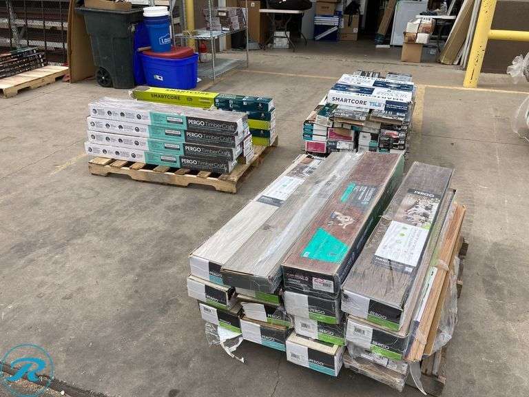 (3) New- Assorted pallets of flooring tile (please see photos different models) - Roller Auctions