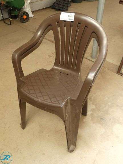 (2) Plastic Stacking Chairs - Roller Auctions