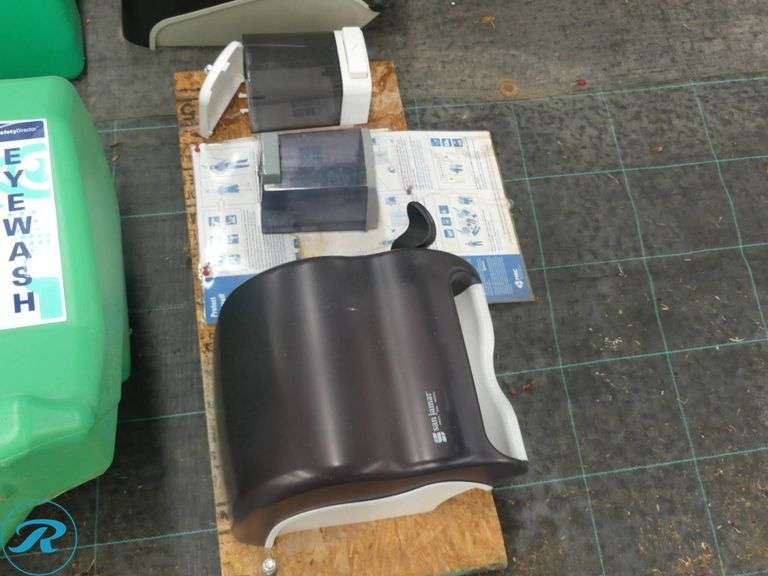 Portable Eye Wash Stations and Soap and Towel Dispensers - Roller Auctions