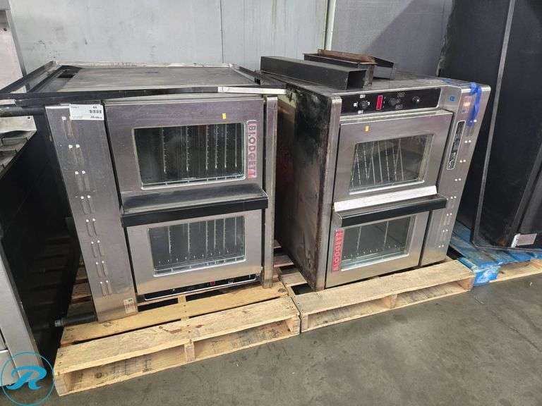 2 Blodgett Double-Stack Convection Ovens