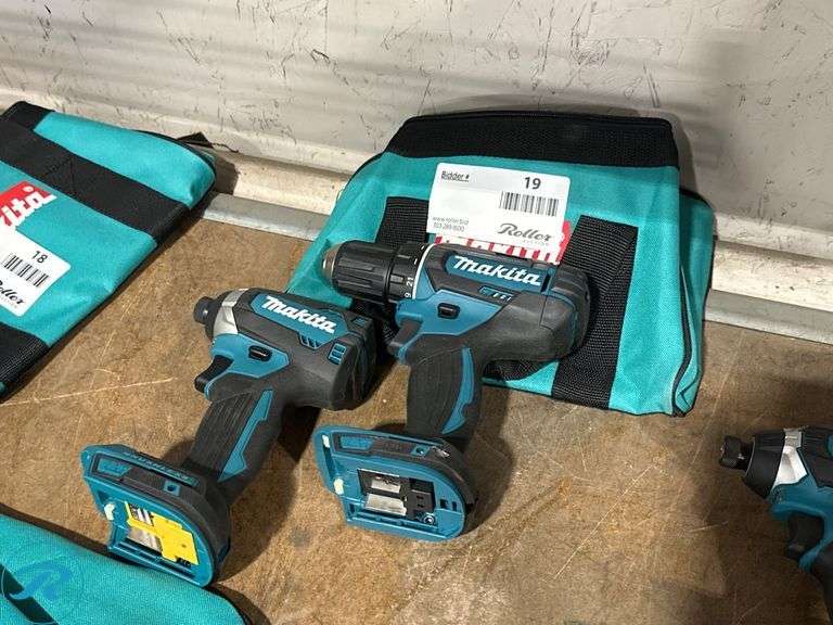 Makita XFD10 Drill and XDT13 Impact Driver with Bag, 18V