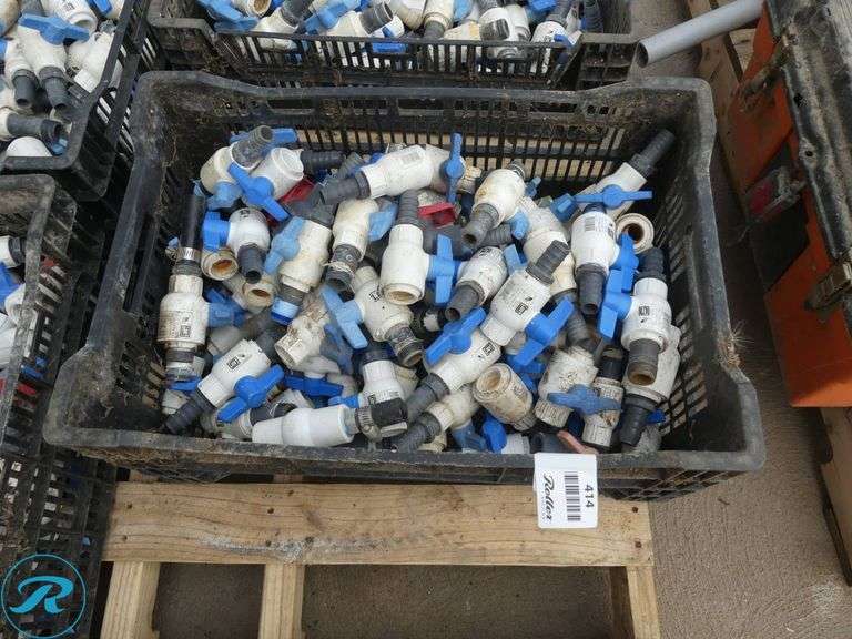 (4) Trays of Ball Valves - Roller Auctions