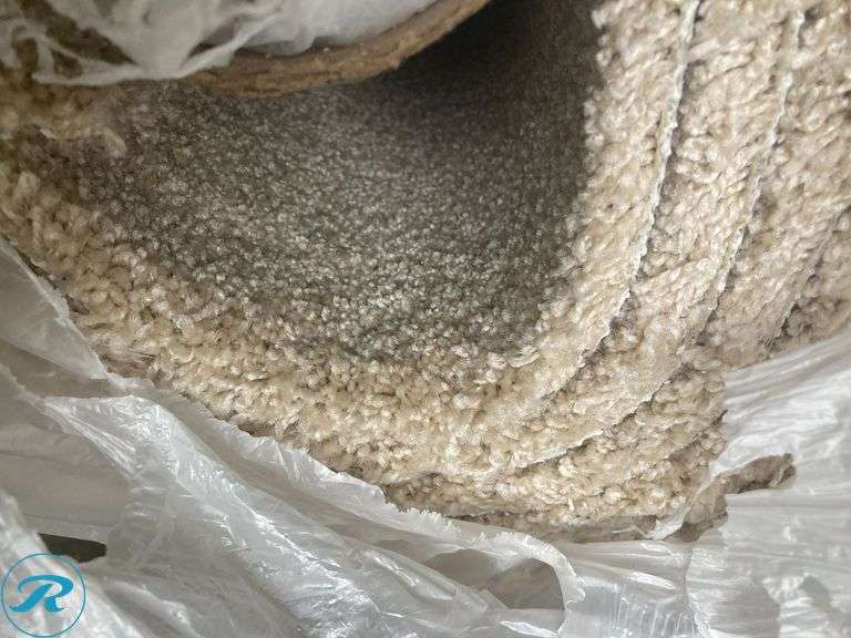 (1) New- STAINMASTER Bliss III Damask Brown 60-oz sq yard Polyester Textured Indoor Carpet 200-Sq-Ft Total - Roller Auctions