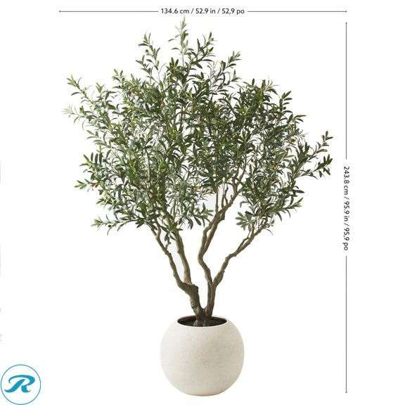 Faux 8’ Olive Tree $500 Retail - New
