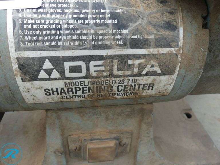 Delta 23-710 Sharpening Center and 4″ Machine Vise - Roller Auctions