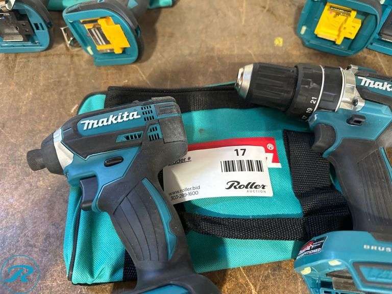 Makita XDT11 Impact Driver and XPH12 Drill With Bag, 18V - Roller Auctions