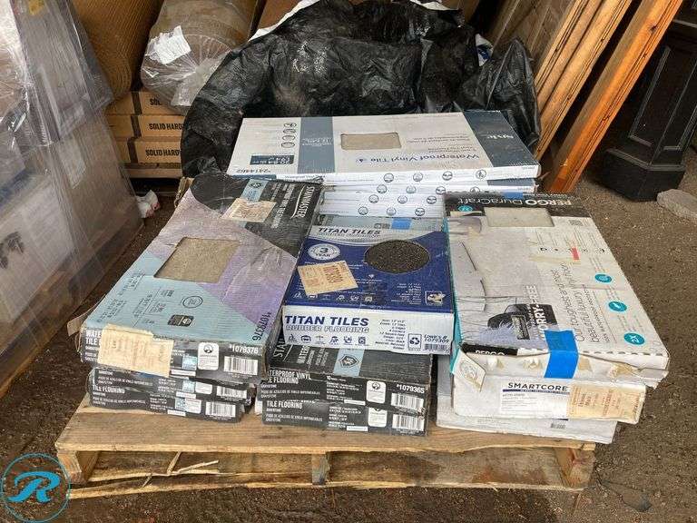 (13) New- Assorted Pallet of Tile (total of approx. 13 boxes) - Roller Auctions