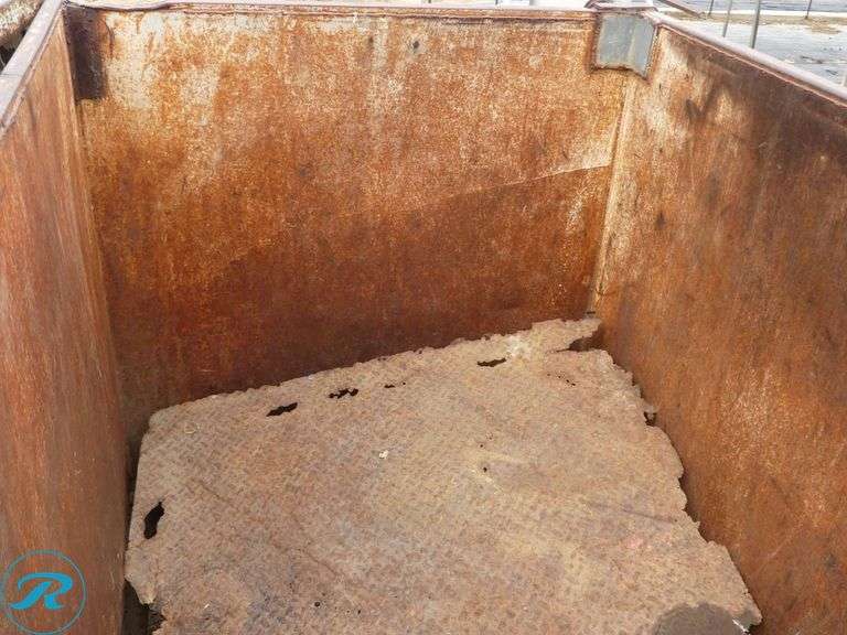 (2) Trash Dumpsters on Casters (1-Bottom Rusted Out) - Roller Auctions