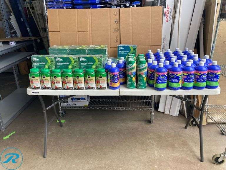 (100+) New- Assorted Plant Food (100+ items approx more then $1400 retail price) - Roller Auctions