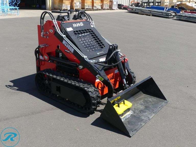 New MMS MS380R Crawler Skid Steer Loader - Roller Auctions