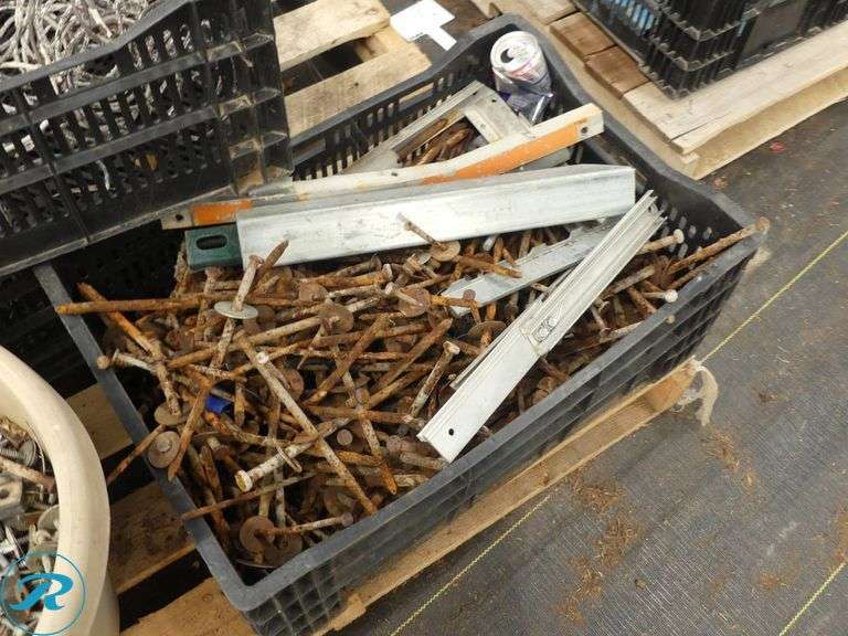 (2) Pallets of Mixed Scrap Metal and Hardware - Roller Auctions