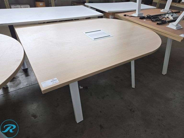 Enwork Sawhorse Conference Table, 48″x66″ - Roller Auctions