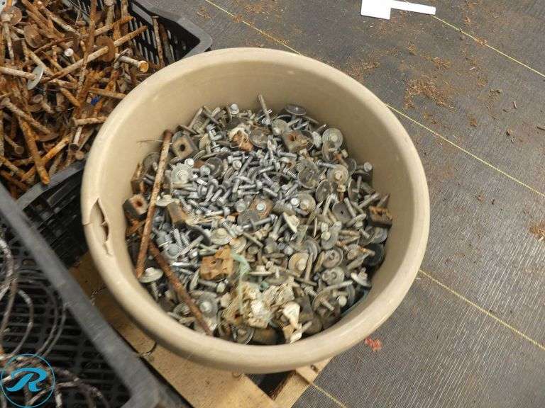 (2) Pallets of Mixed Scrap Metal and Hardware - Roller Auctions