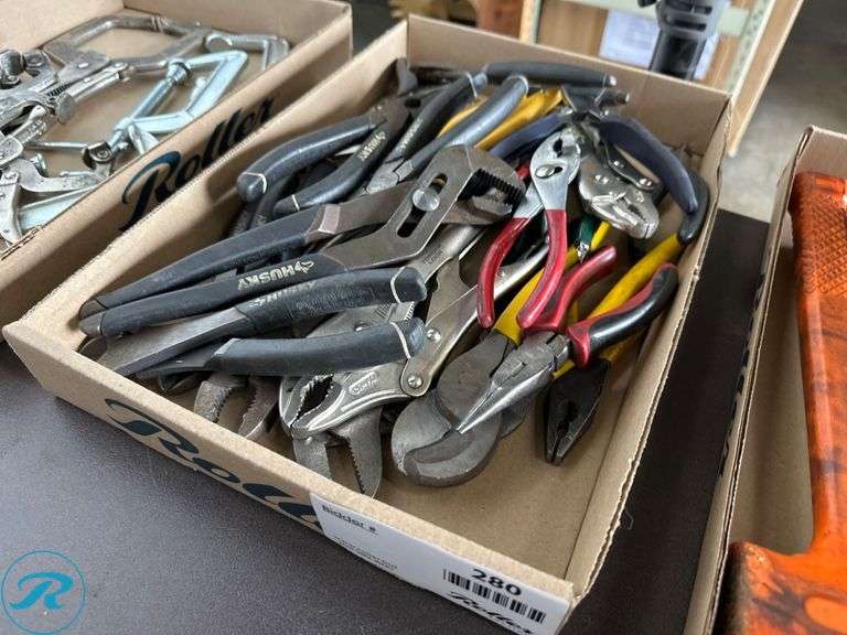 Tray of Pliers and Snips
