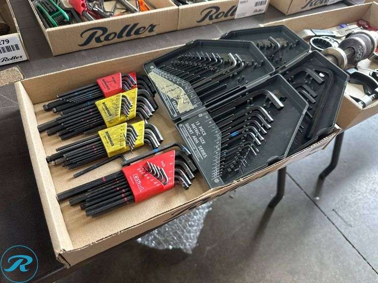 Tray of Hex Key Sets