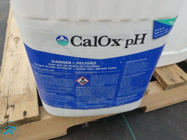 Pallet of CalOx pH and Brody Chemical Boiler Supplement Bottles - Roller Auctions