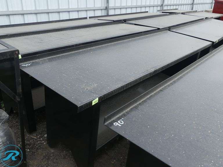 New Kit Containers Metal Work Bench, 90" x 28" - Roller Auctions