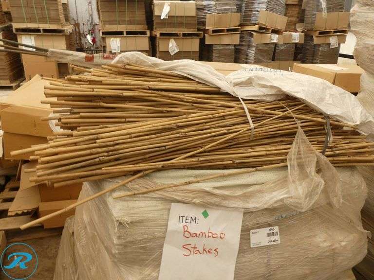 Pallet of Bamboo Stakes - Roller Auctions
