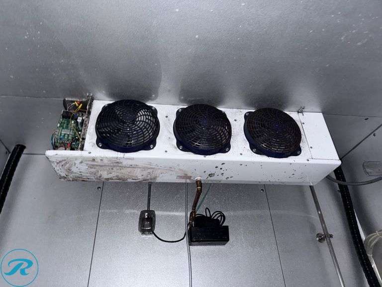 Walk-in Refrigeration Unit with Compressor and Condenser, 108”W x 150”L x 120”H - Roller Auctions