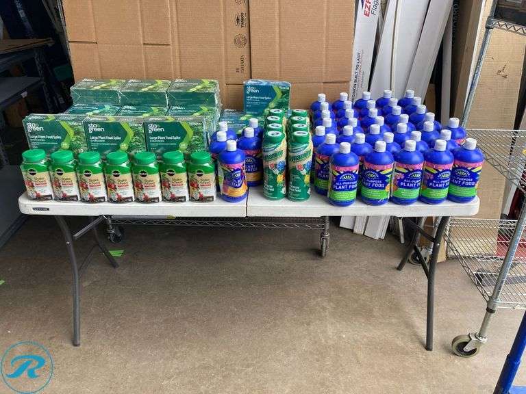 (100+) New- Assorted Plant Food (100+ items approx more then $1400 retail price) - Roller Auctions