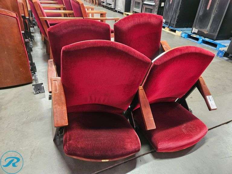 (4) Gates Concert Hall Wall Mount Seats From University of Denver