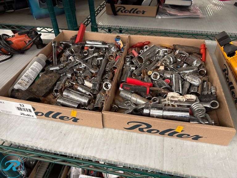 (2) Trays of Hand Tools