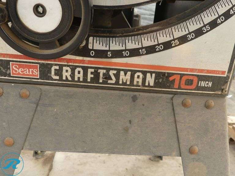 Sears Craftsman 113.298151 10″ Table Saw - Roller Auctions