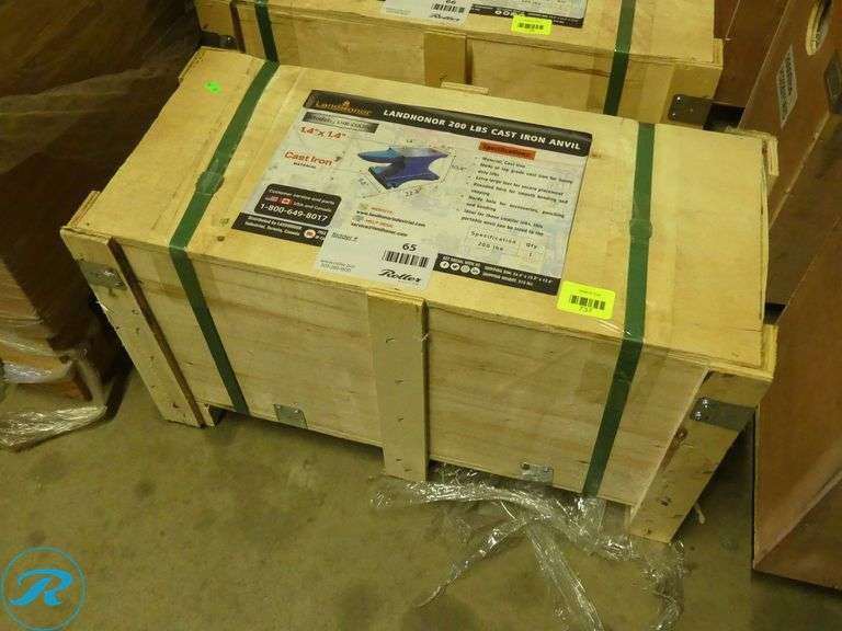 New Land Honor LHR-CIA200 Cast Iron Anvil, 200 Lb. - Roller Auctions