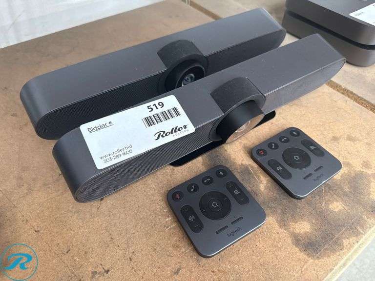 (2) Logitech Meetup Camera and Speakerphone Units