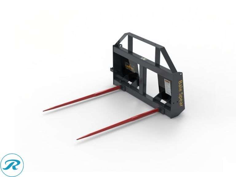 New Land Honor BS12-2500G Bale Spear Attachment To Fit Skid Steer Loader, (2) Spears - Roller Auctions