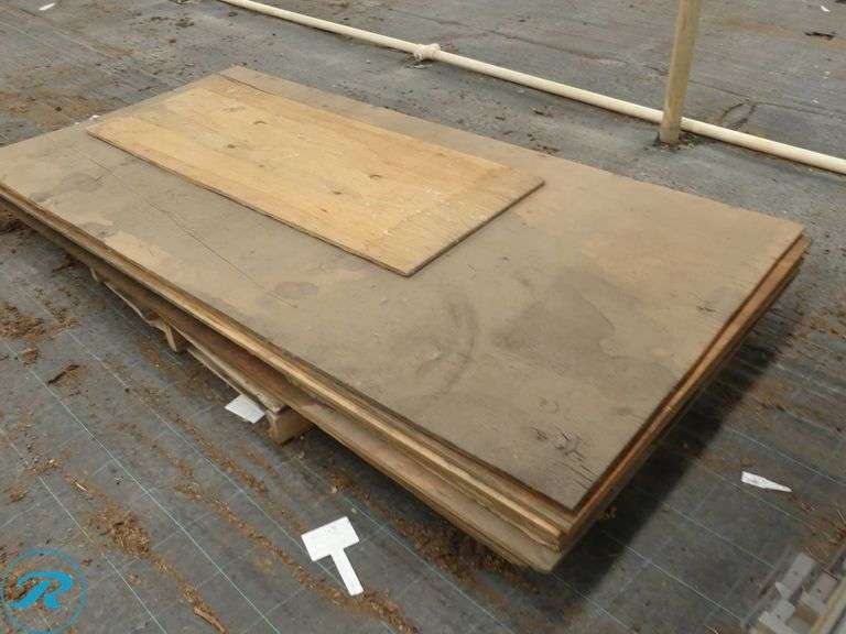 Metal Shelving Unit: (3) Uprights, 96″ x 48″, 8′ Crossmembers and Pallet of Wood Shelves - Roller Auctions