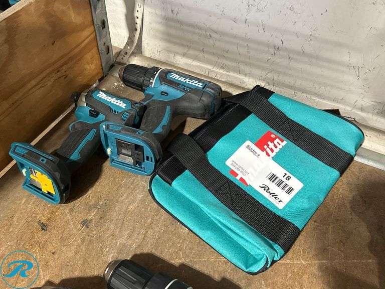 Makita XDT13 Impact Driver and XFD10 Drill with Bag, 18V